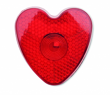 Logo trade promotional giveaway photo of: Heart shaped reflector light