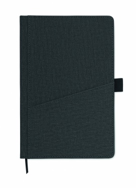 Logo trade promotional items picture of: A5 notebook PU front pocket
