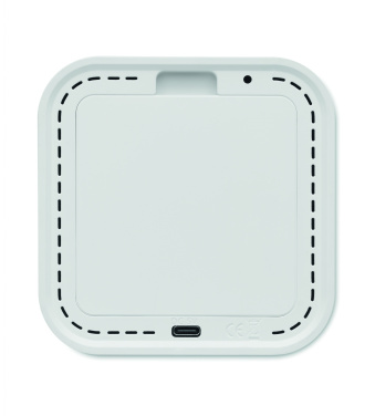 Logo trade business gift photo of: Recycled ABS/RPET alarm clock Stuttgart