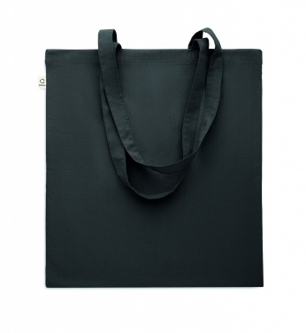 Logo trade promotional merchandise picture of: Recycled cotton shopping bag