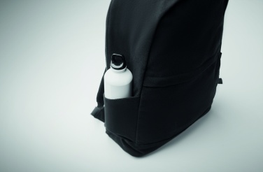 Logo trade corporate gifts picture of: A 15-inch laptop backpack made of recycled pre-consumer cotton and recycled polyester with customizable printing.