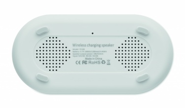 Logo trade promotional giveaway photo of: 15W wireless charging speaker