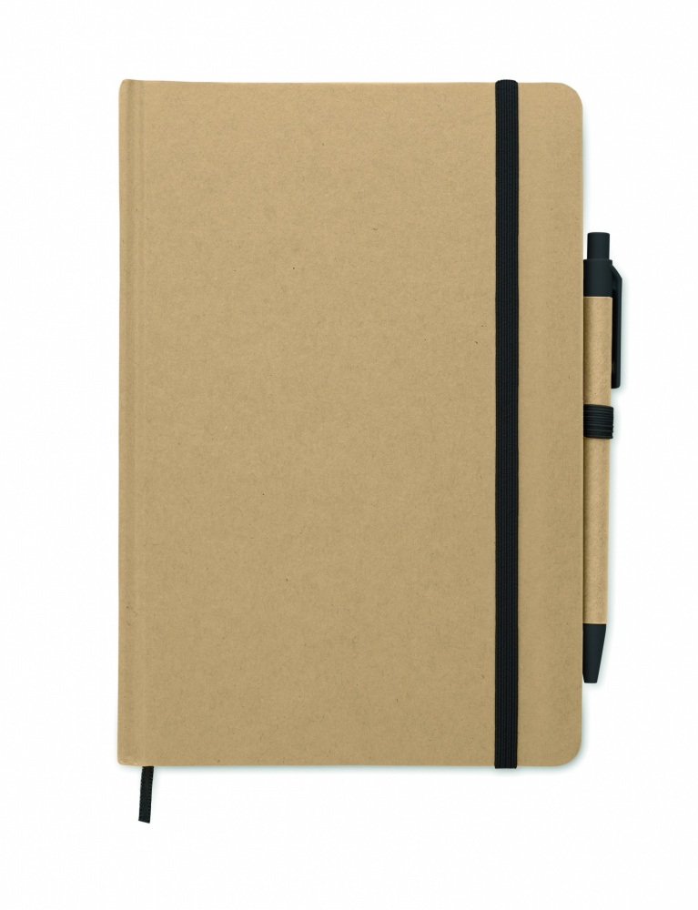 Logo trade corporate gift photo of: Caratil A5 notebook in recycled carton