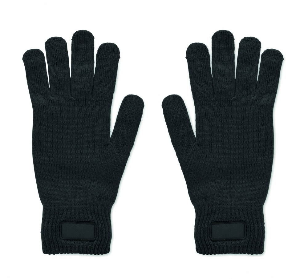 Logotrade promotional merchandise picture of: Knitted gloves in RPET