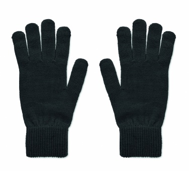 Logo trade promotional item photo of: Knitted gloves in RPET