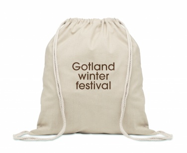 Logotrade promotional giveaway picture of: Recycled cotton drawstring bag