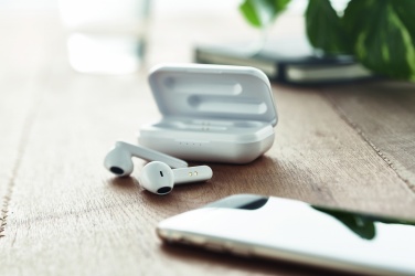 Logotrade business gifts photo of: TWS earbuds with charging base