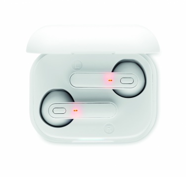 Logo trade promotional giveaways picture of: TWS earbuds with charging base