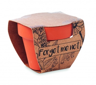 Logotrade promotional gift image of: Terracotta pot 'forget me not'