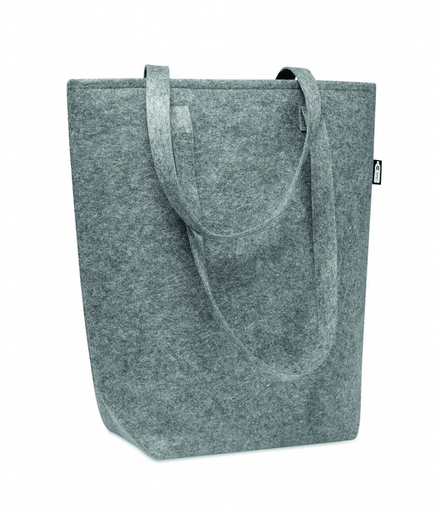 Logotrade promotional item image of: RPET felt shopping bag