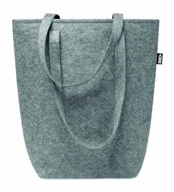 Logo trade business gifts image of: RPET felt shopping bag