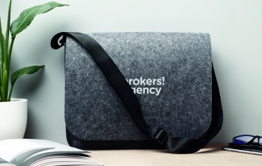 Logo trade promotional products image of: RPET felt laptop bag