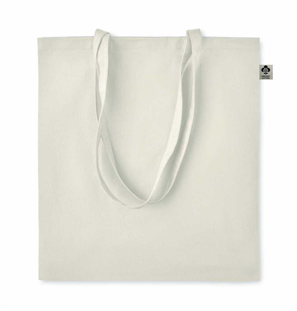 Logo trade promotional gifts image of: Organic cotton shopping bag