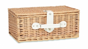 Logotrade promotional product picture of: Wicker picnic basket 2 people