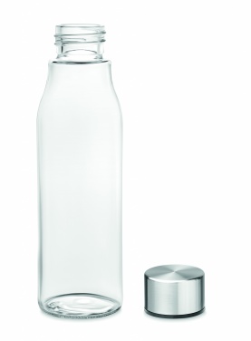 Logo trade advertising products picture of: Glass drinking bottle 500 ml