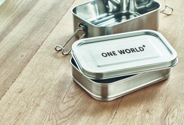 Logo trade business gift photo of: Stainless steel lunch box
