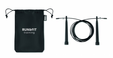 Logo trade promotional giveaways image of: Speed jumping rope RPET pouch