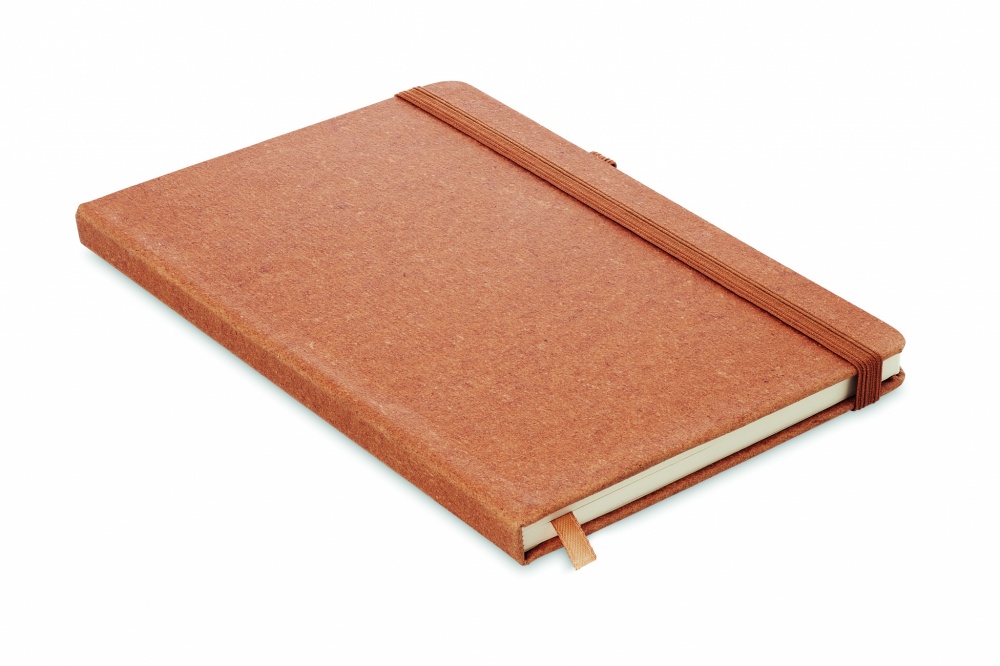 Logotrade promotional merchandise picture of: Recycled Leather A5 notebook