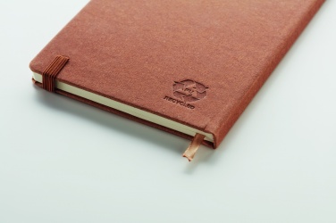 Logotrade promotional product image of: Recycled Leather A5 notebook