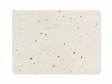 Logo trade promotional merchandise picture of: Grass/seed paper memo pad