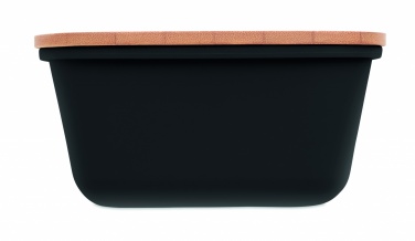 Logo trade promotional giveaways image of: Lunch box with bamboo lid