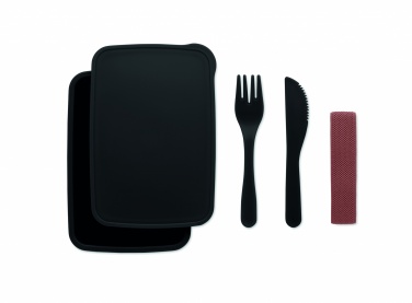 Logo trade promotional products picture of: Lunch box with cutlery