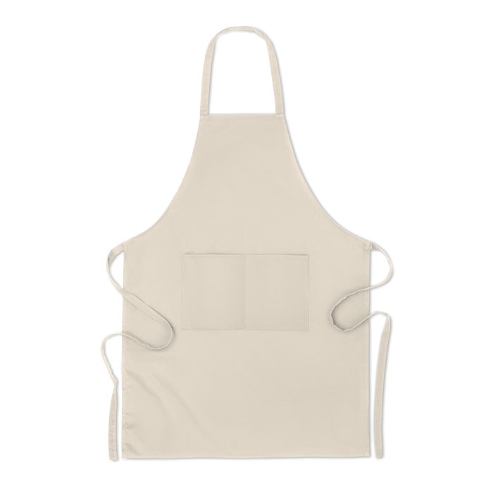 Logo trade promotional giveaways image of: Organic cotton apron 200 gr/m²