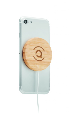 Logo trade corporate gifts image of: Magnetic Wireless charger 10W