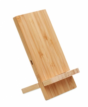 Logo trade promotional giveaways image of: Wireless charger stand 10W