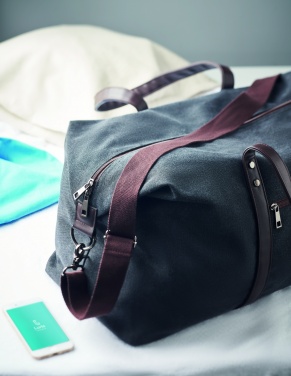 Logotrade advertising product image of: Weekend bag in canvas 450gr/m²