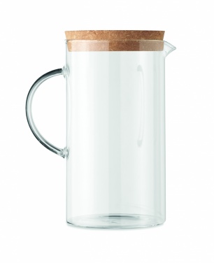 Logo trade advertising products image of: Borosilicate glass decanter 1L