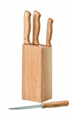 Logotrade promotional merchandise picture of: 5 piece knife set in base