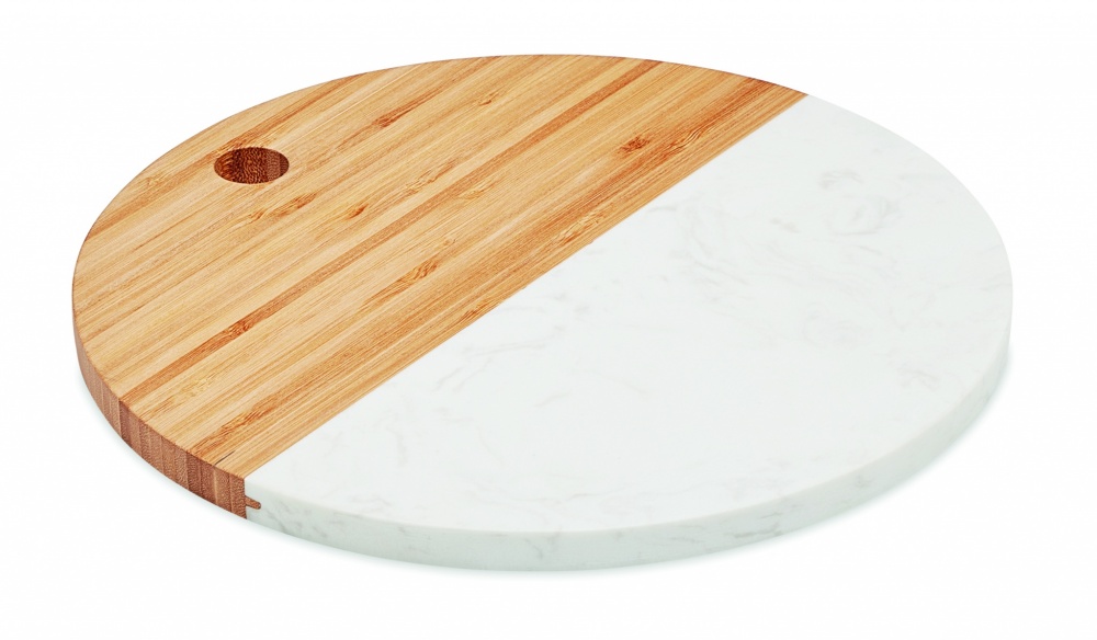 Logotrade promotional merchandise photo of: Marble/ bamboo serving board