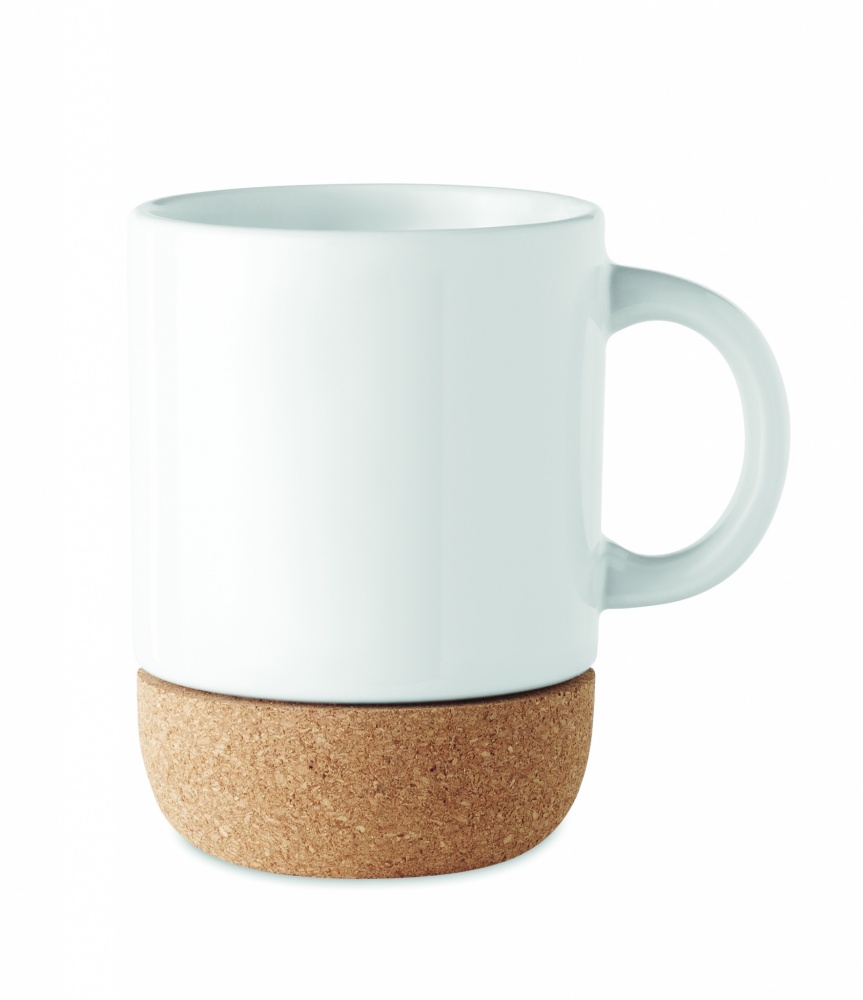 Logo trade advertising products image of: Sublimation mug with cork base