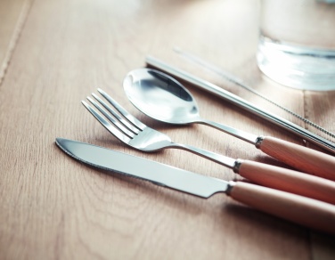 Logo trade promotional items picture of: Cutlery set stainless steel