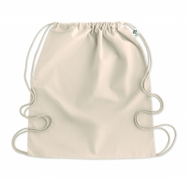 Logotrade corporate gift image of: Organic cotton drawstring bag