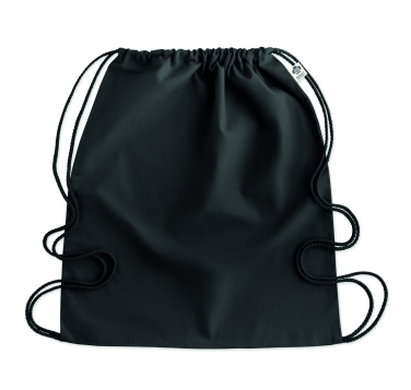 Logo trade promotional item photo of: Organic cotton drawstring bag