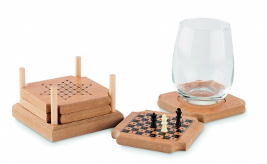 Logotrade corporate gift image of: 4-piece coaster game set