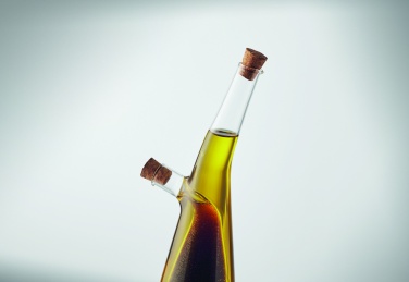 Logo trade promotional products image of: Glass oil and vinegar bottle