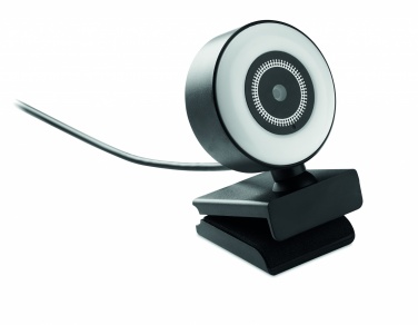 Logo trade business gift photo of: 1080P HD webcam and ring light