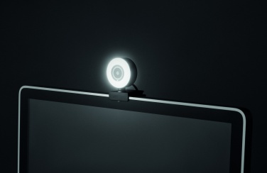 Logo trade business gifts image of: 1080P HD webcam and ring light