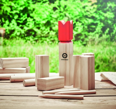 Logotrade promotional giveaway picture of: Pinewood outdoor throwing game