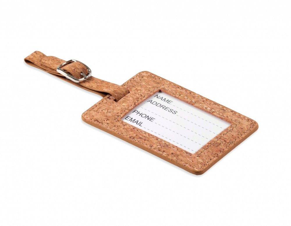 Logotrade promotional items photo of: Cork luggage tag