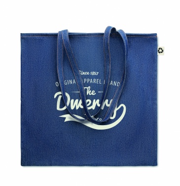 Logo trade promotional merchandise photo of: Recycled denim shopping bag