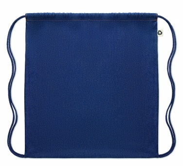 Logotrade promotional giveaways photo of: Recycled denim drawstring bag