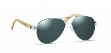 Logotrade promotional giveaway picture of: Bamboo sunglasses in pouch TARTU