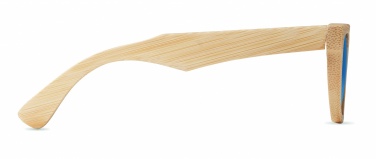 Logo trade promotional gifts image of: Sunglasses and case in bamboo KEILA
