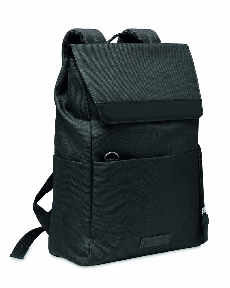 Logotrade promotional merchandise picture of: 600D RPET laptop backpack
