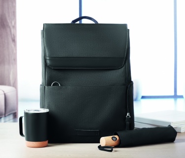 Logotrade promotional merchandise photo of: 600D RPET laptop backpack