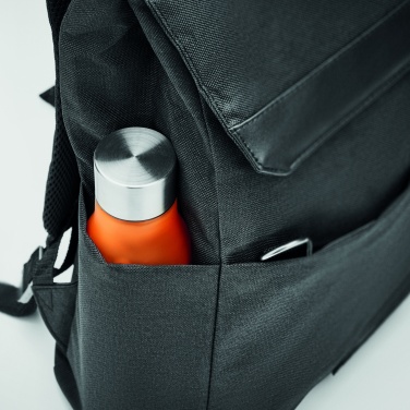 Logo trade promotional giveaways picture of: 600D RPET laptop backpack